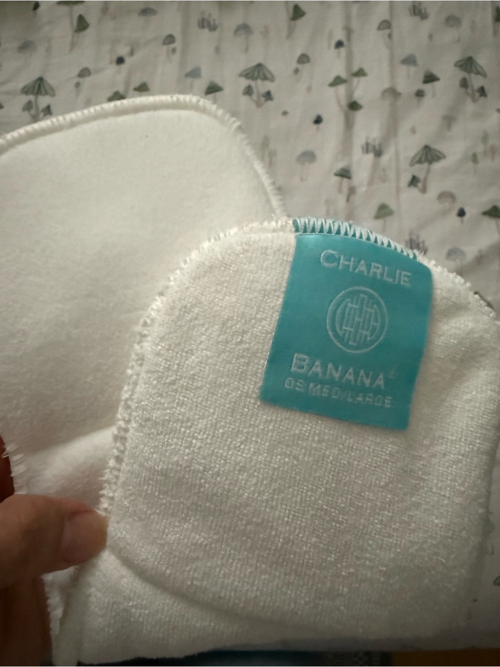 Charlie Banana os med/large diaper cloth inserts set of 9